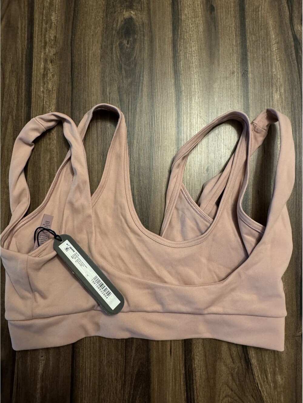 NikeSKIMS Matte Double Strap Scoop Sports Bra Pink Women Size XS NWT